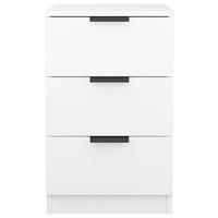 Nachtkastjes 2 st 40x36x65 cm wit - thumbnail