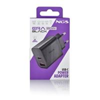 Laptop oplader NGS ERA20WBLACK 20 W Zwart - thumbnail
