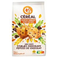 Cereal Mini cakes met stukjes chocolade zonder suikers 196 Gram - thumbnail