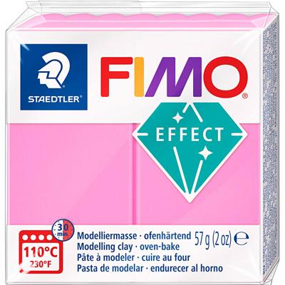 Fimo effect boetseerklei neon roze, 57gr Fimo effect boetseerklei neon roze, 57gr