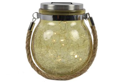 Decostar Countryfield Lamp Solar LED rond Viggo Geel