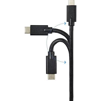 Renkforce RF-4531576 USB-kabel USB 3.2 Gen2x2 USB-C stekker 2.00 m Zwart Afgeschermd Renkforce RF-4531576 USB-kabel USB 3.2 Gen2x2 USB-C stekker 2.00 m Zwart Afgeschermd