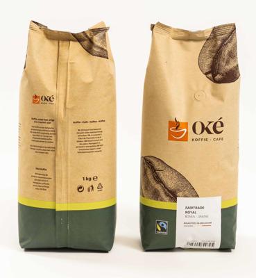 Oké koffiebonen, zak van 1 kg, Fairtrade Royal