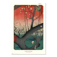 Poster Plum Park at Kameido Utagawa Hiroshige - 61x91,5cm - thumbnail