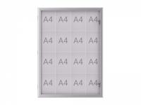Maul Wissellijst MAULexcite Voor papierformaat: 16 x DIN A4 Tegen regen beschermde buitenruimte 6654408 Aluminium Zilver 1 stuk(s) - thumbnail