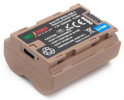 ChiliPower accu NP-W235 USB-C versie voor Fujifilm - 2200mAh