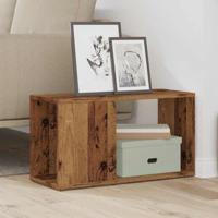 Tv-meubel 60x24x32 cm bewerkt hout oud houtkleurig - thumbnail