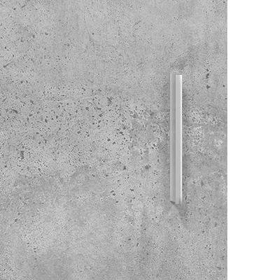 Aquariumstandaard 101x41x58 cm bewerkt hout betongrijs - thumbnail