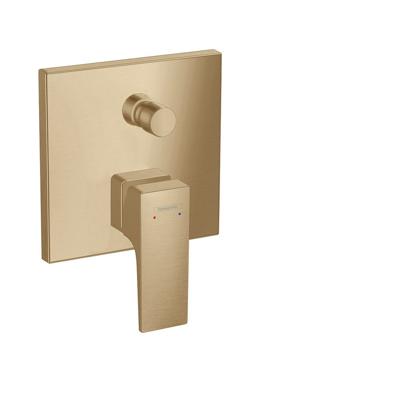 Hansgrohe Metropol ééngreeps badmengkraan afbouwdeel met rechte greep, Brushed Bronze