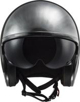 LS2 jethelm "of599 spitfire ii jeans" helmet of599 spitfire ii jeans titanium size m - thumbnail