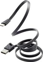 Renkforce USB-kabel USB 2.0 USB-A stekker, USB-C stekker 1.00 m Zwart RF-3376014 - thumbnail