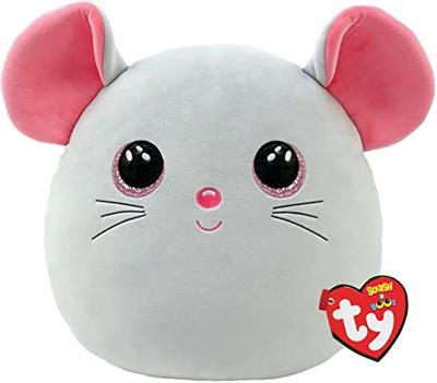 TY Squish A Boos Knuffelkussen Muis Catnip 20 cm