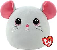 TY Squish A Boos Knuffelkussen Muis Catnip 20 cm - thumbnail