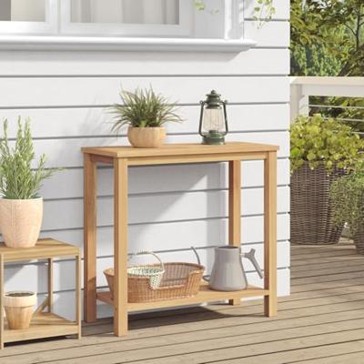 Wandtafel Bruin 80 x 35 x 75 cm Massief teakhout