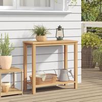 Wandtafel Bruin 80 x 35 x 75 cm Massief teakhout - thumbnail