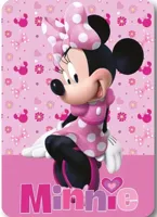 Minnie fleece Lovely Charm deken 100 x 140 cm - thumbnail