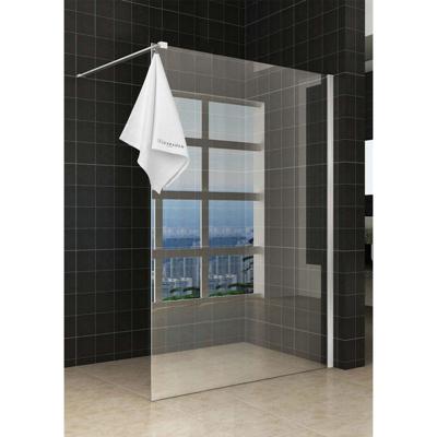 Wiesbaden Sita Inloopdouche 140x200 cm met Handdoekhouder - Nano Glas