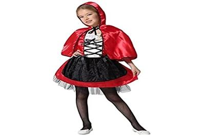 Kostuums voor Kinderen Rood Kapje Fantasie - Maat: 10-12 Jaar - Maat: 10-12 Jaar