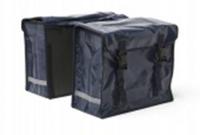 dubbele fietstas bisonyl zwart - thumbnail