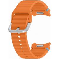Samsung Watch7 Sport Band (S/M) Wearable bandje Oranje - thumbnail