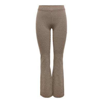 JDY geruite flared broek JDYMANDY taupe JDY geruite flared broek JDYMANDY taupe