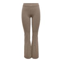 JDY geruite flared broek JDYMANDY taupe - thumbnail