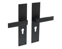 Intersteel Moderne deurklinkAmsterdam cilindergat 55mm zwart - 0023.057129 - thumbnail