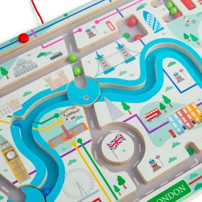 Bigjigs houten magnetische londen doolhof
