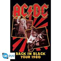 Poster AC/DC - Back In Black 80 61x91,5cm - thumbnail