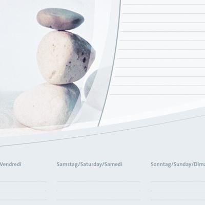 Sigel si-ho370 bureauonderleggers 59,5x41cm 30 vel met kalender harmonie - thumbnail