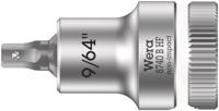 Wera 8740 B HF Binnenzeskant Zyklop Bitdop met 3/8"-aandrijving met vasthoudfunctie, 9/64" x 35 mm - 1 stuk(s) - 05003082001 - thumbnail