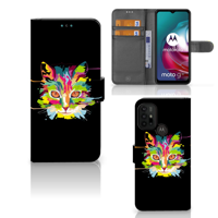 Motorola Moto G10 | G20 | G30 Leuk Hoesje Cat Color - thumbnail