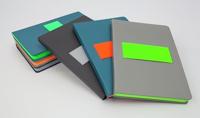 Sigel LS207 Notitieboek Linescape Hardcover DIN A5 Gelinieerd Donkergrijs, Lichtgrijs Aantal paginas: 88 - thumbnail
