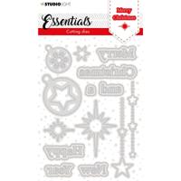 Studio Light • essentials snijmal christmas merry christmas 2 10.5x14.8cm nr.119 - thumbnail