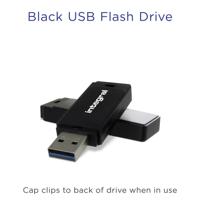 Integral USB 2.0 stick, 16 GB, zwart - thumbnail