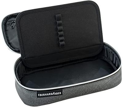 Eberhard Faber EF-577587 Etui Leeg Jumbo Glitter Antraciet Eberhard Faber EF-577587 Etui Leeg Jumbo Glitter Antraciet