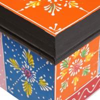 Bureau met lade Bruin 100 x 50 x 75 cm Massief mangohout - thumbnail