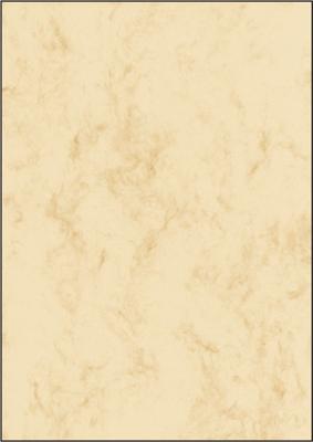 Sigel DP181 DP181 Motiefpapier Marmor DIN A4 90 g/m² Beige 25 vellen - thumbnail