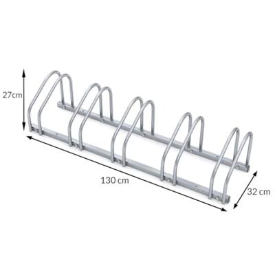 Fietsenrek voor 5 fietsen , afmeting 130x32x27 cm