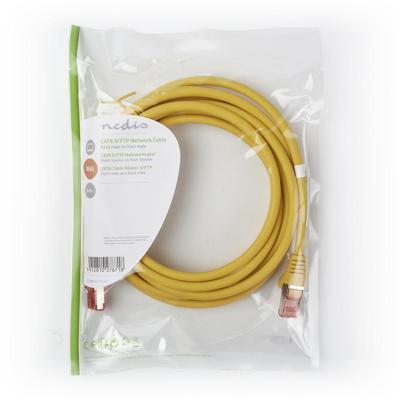 Nedis CCGP85221YE30 Cat6 S/ftp-netwerkkabel Rj45 Male - Rj45 Male 3,0 M Geel Nedis CCGP85221YE30 Cat6 S/ftp-netwerkkabel Rj45 Male - Rj45 Male 3,0 M Geel