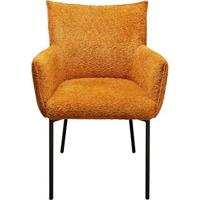 Kare Design Selma Stoel met armleuningen oranje - thumbnail