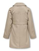 Kids ONLY zomer trenchcoat jas meisjes - taupe - Kogchloe - thumbnail