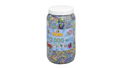 Hama strijkkralen in pot glittermix (054), 13.000st.