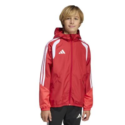 adidas Tiro 26 Competition Allweather Jack Kids Rood Wit