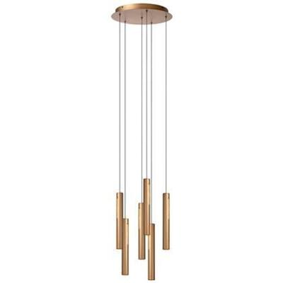 Lucide GRIFFITH - Hanglamp - Ø 38 cm - LED Dimb. - CCT - 6x6W 2700K/4000K - Brons | Premium Lucide GRIFFITH - Hanglamp - Ø 38 cm - LED Dimb. - CCT - 6x6W 2700K/4000K - Brons | Premium