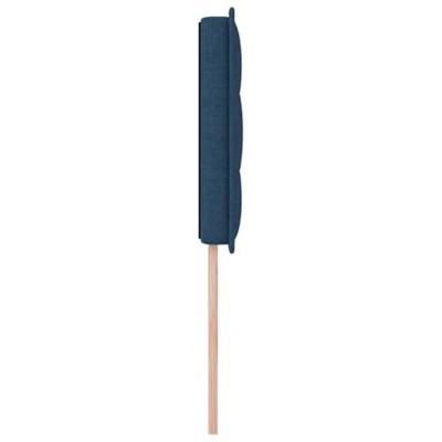 LED Hoofdbord met LED -striplichten Blauw 90 cm Stof