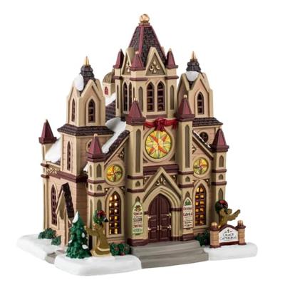 Grace Cathedral 19x23x27 cm Kersthuisje LEMAX - Lemax