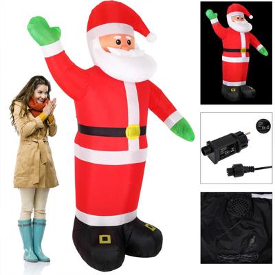 Kerstman opblaasbaar 250cm hoog, verlicht met LED, zelfopblazend Kerstman opblaasbaar 250cm hoog, verlicht met LED, zelfopblazend