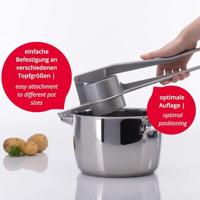 Westmark 61202260 Spuit- en aardappelpers „Spetlechef” zilver 42 cm, handgeschuurd - thumbnail