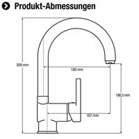 Cornat 2048 Skagen 1Gr-Mengkraan Keuken Ch - SKA5 - thumbnail